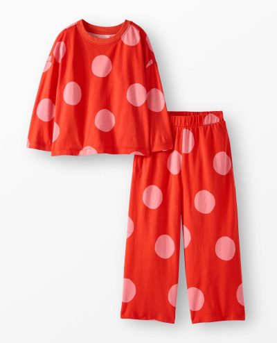 Long Sleeve Top & Wide Leg Pants Set