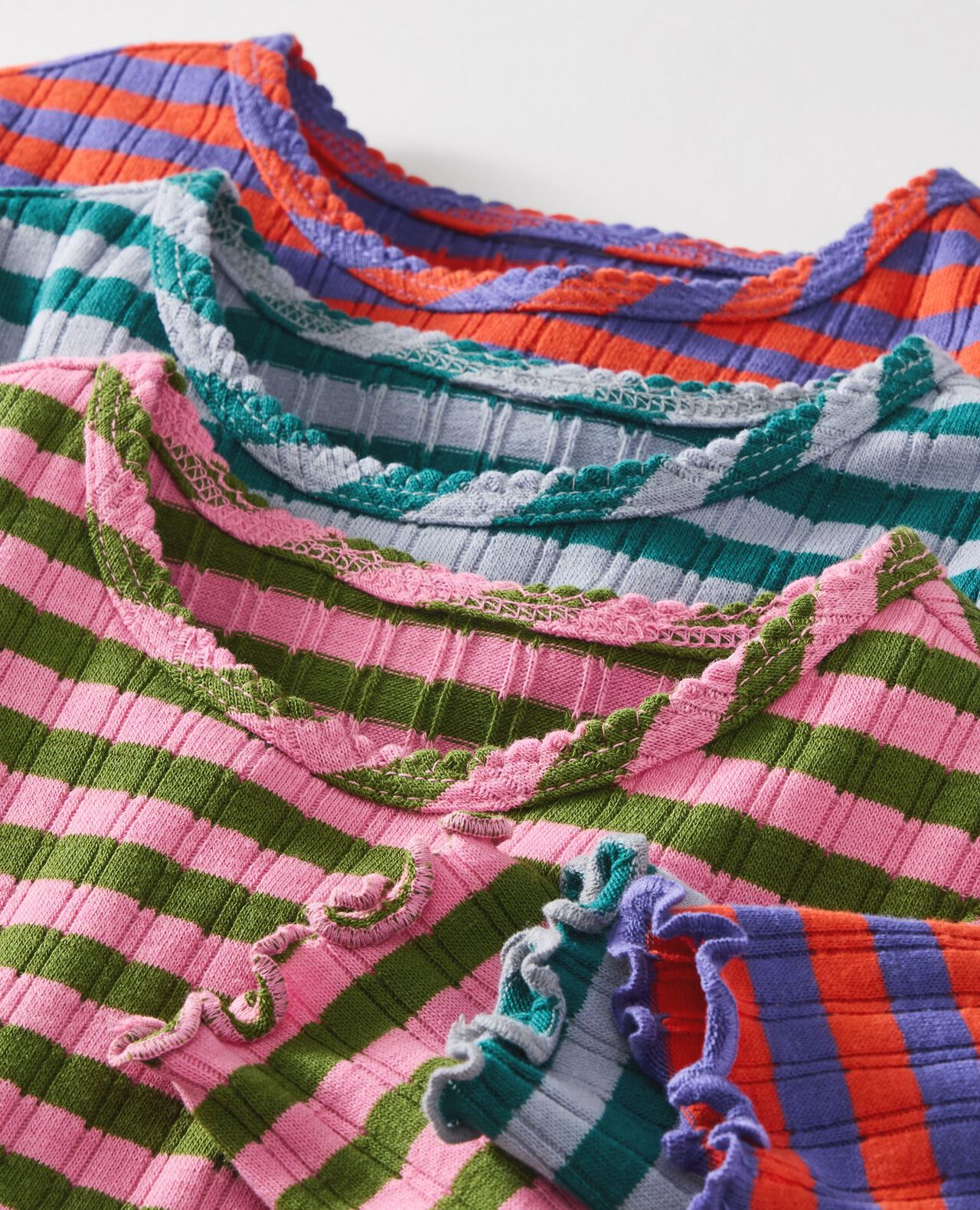 Long Sleeve Pointelle Top - Image 3