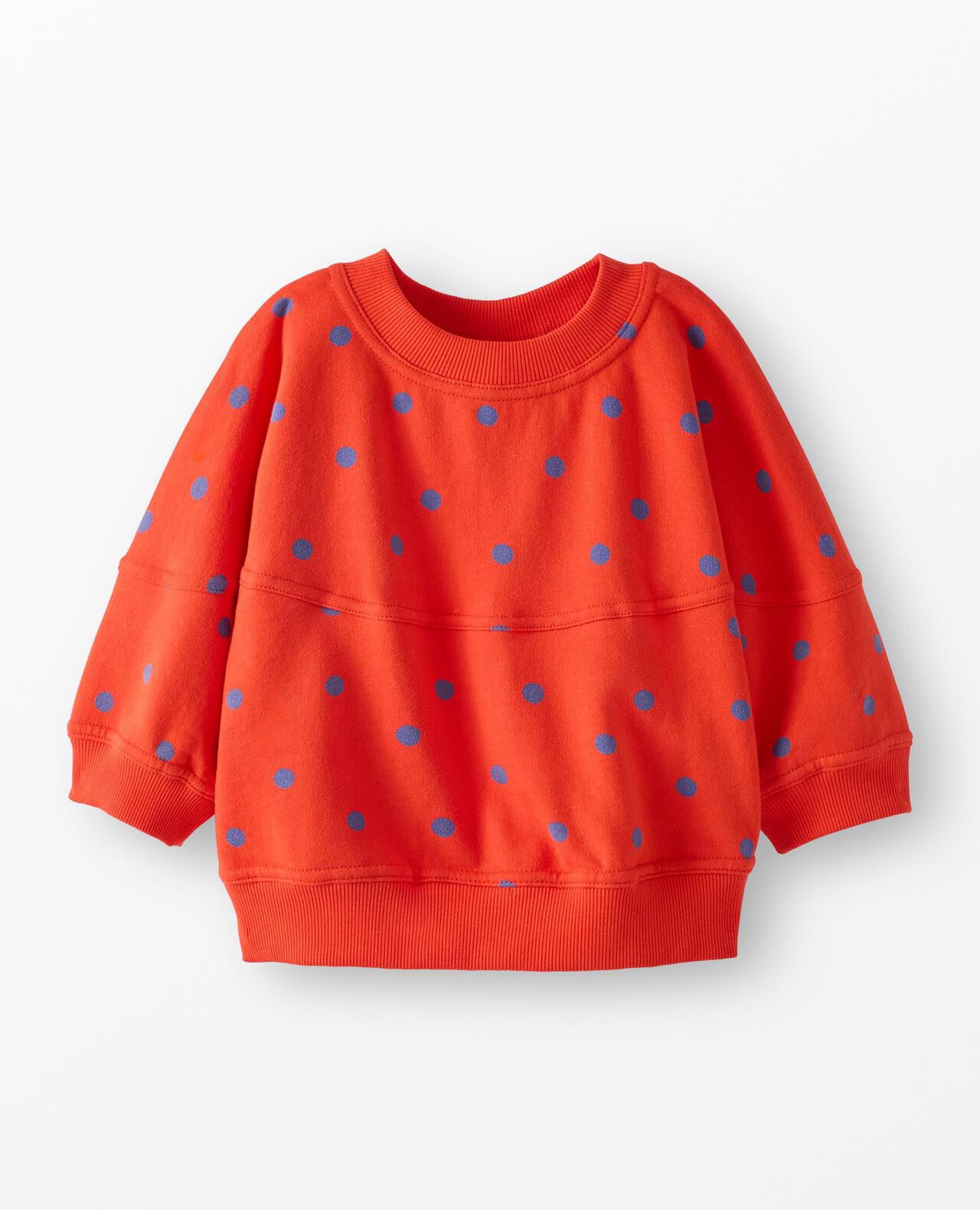 3/4 Sleeve French Terry Bubble Sweatshirt