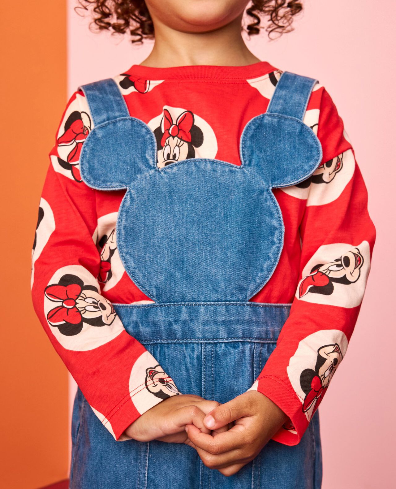 Disney Mickey Mouse Denim Overalls - Image 4