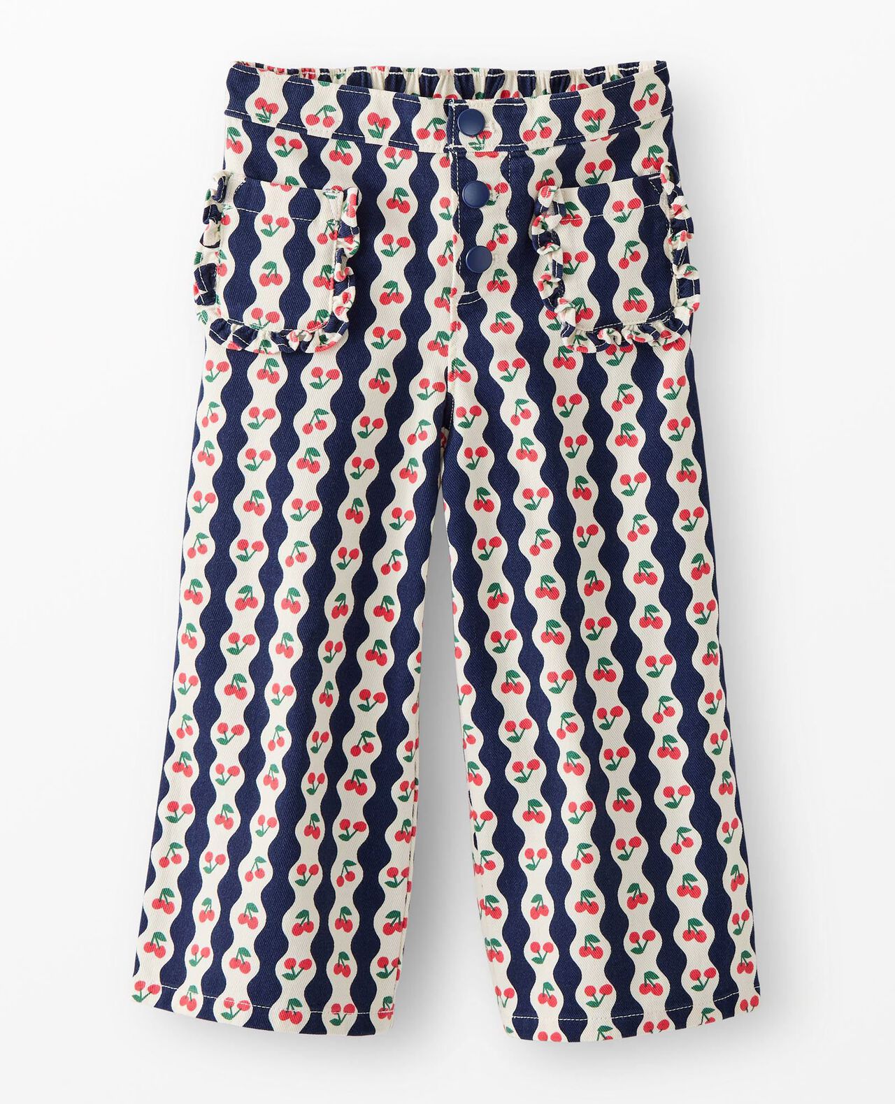 Wide Leg Twill Pants - Image 2