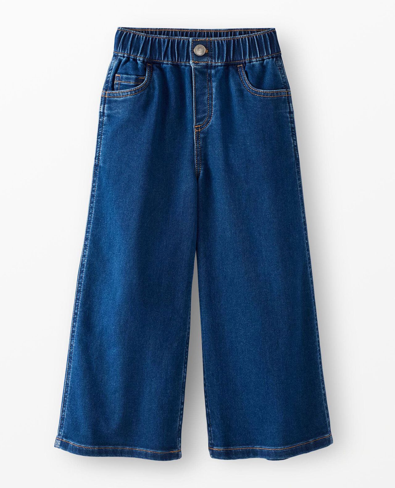 Supersoft Denim Wide Leg Pants