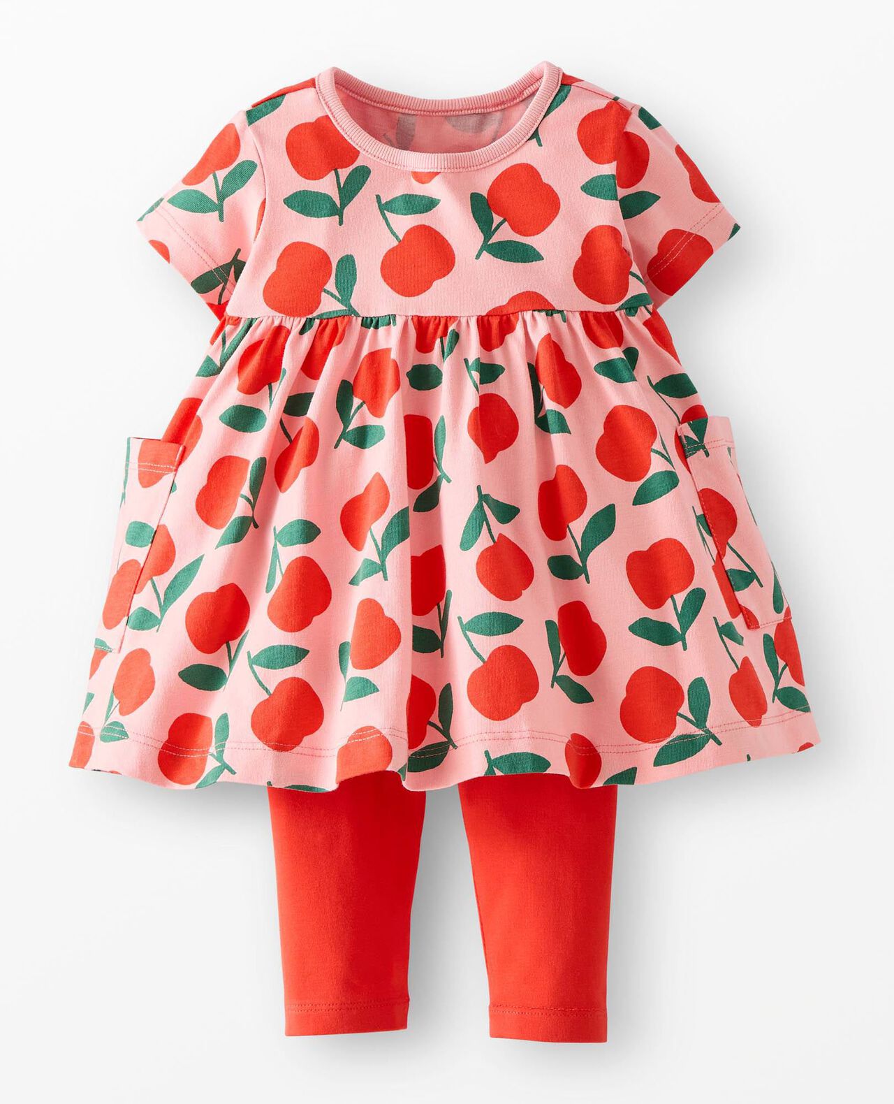 Baby Pocket Dress & Leggings Set