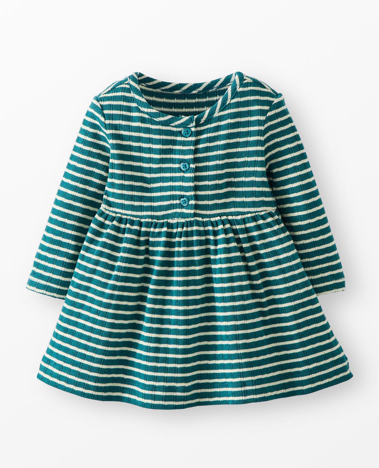 Baby Long Sleeve Henley Dress