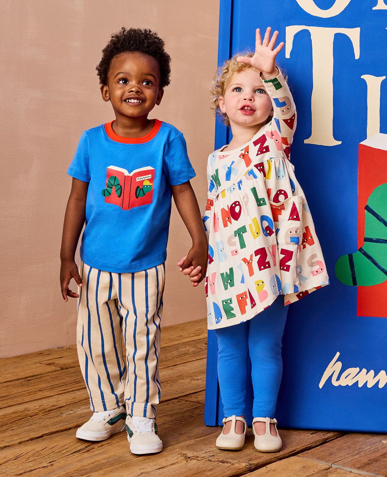 Baby Long Sleeve Pocket Dress & Leggings Set - Image 2