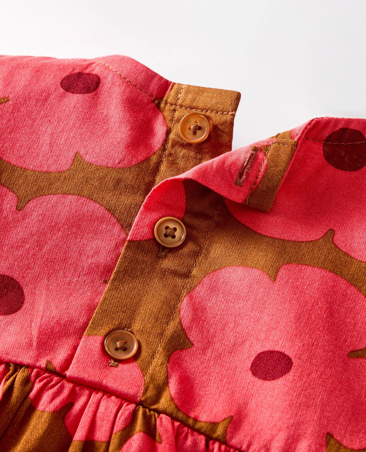 Baby Long Sleeve Twill Dress & Bloomers Set - Image 2