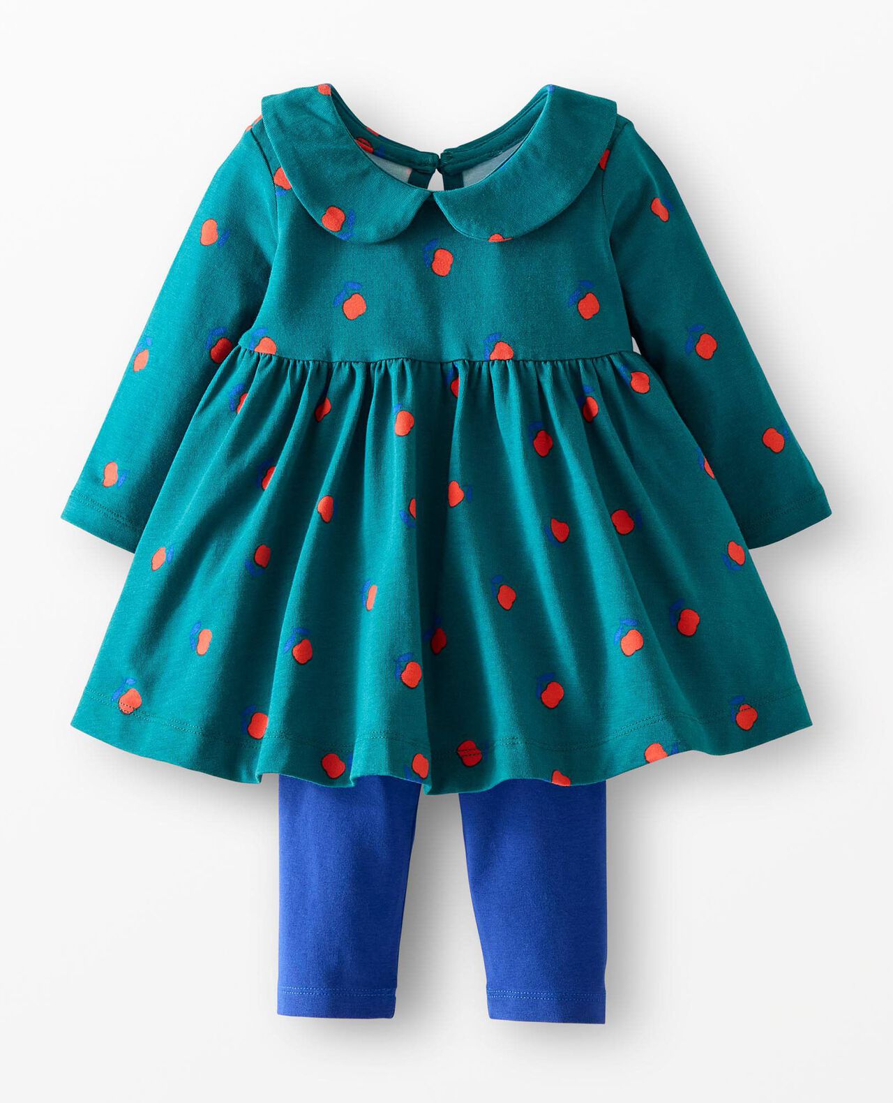 Baby Long Sleeve Skater Dress & Leggings Set - Image 2