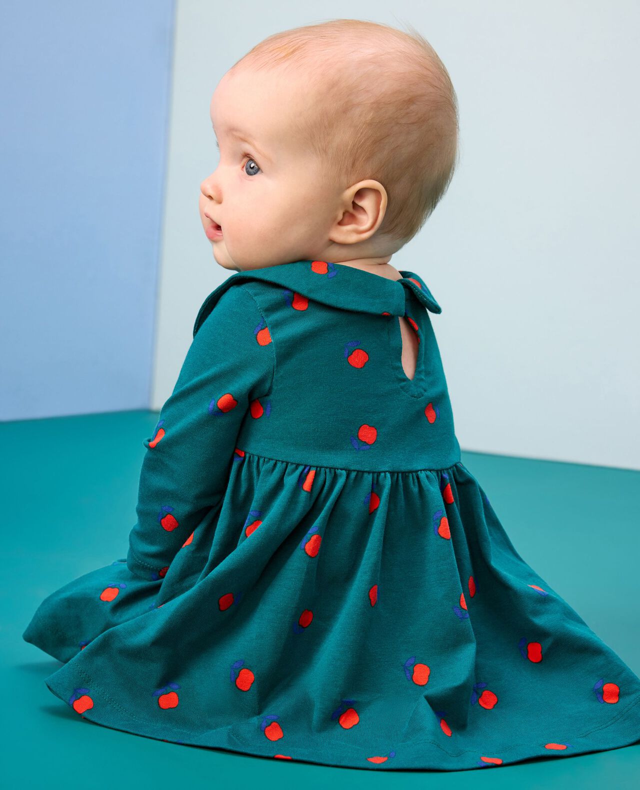 Baby Long Sleeve Skater Dress & Leggings Set - Image 3