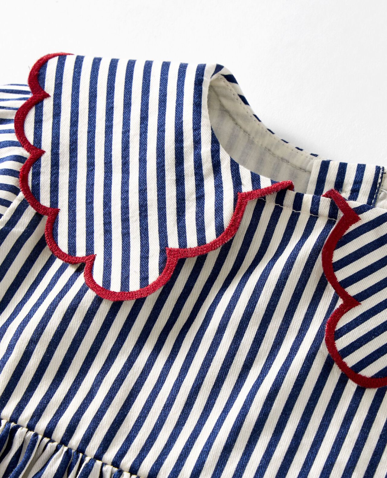 Baby Twill Dress & Bloomers Set - Image 3