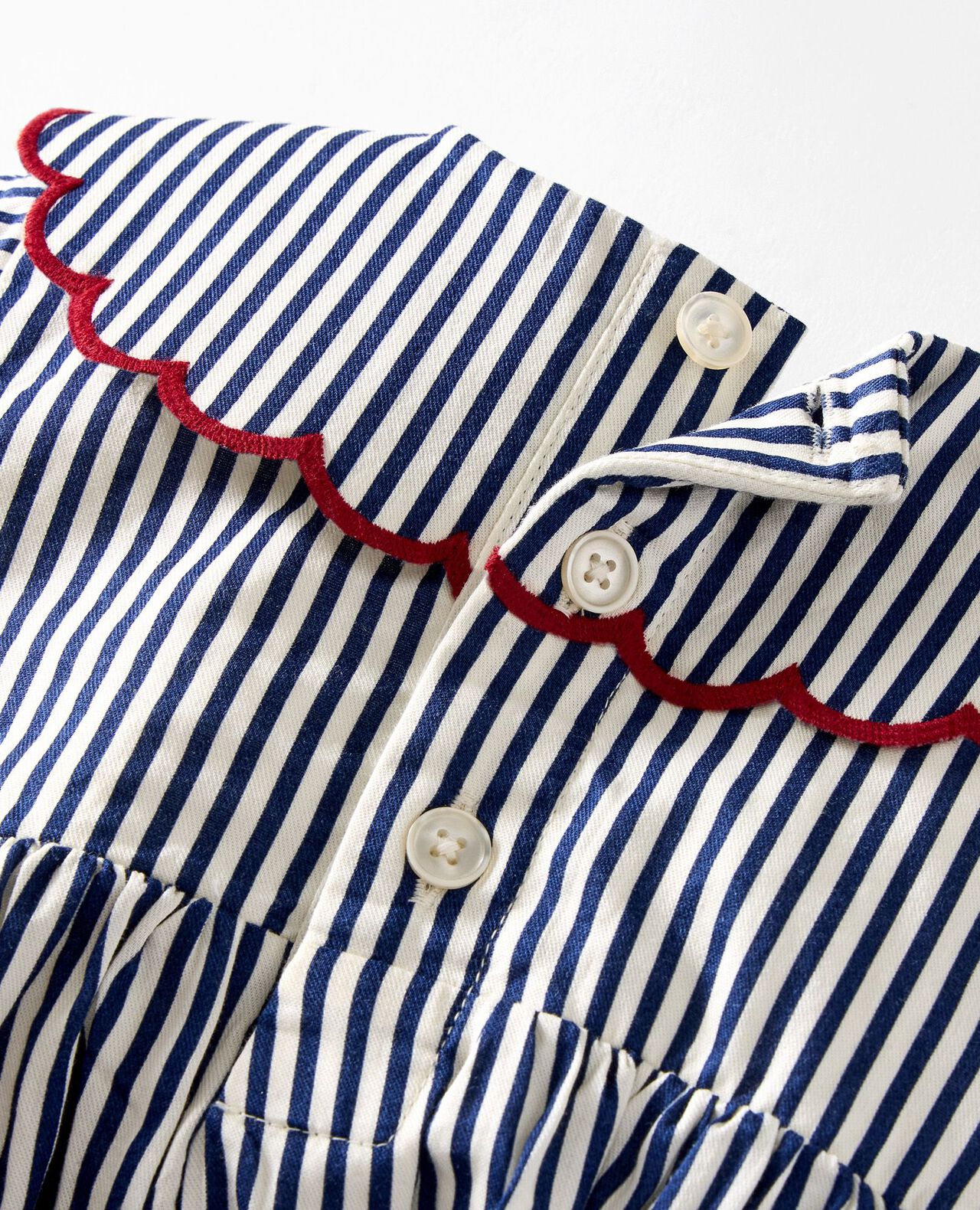 Baby Twill Dress & Bloomers Set - Image 4