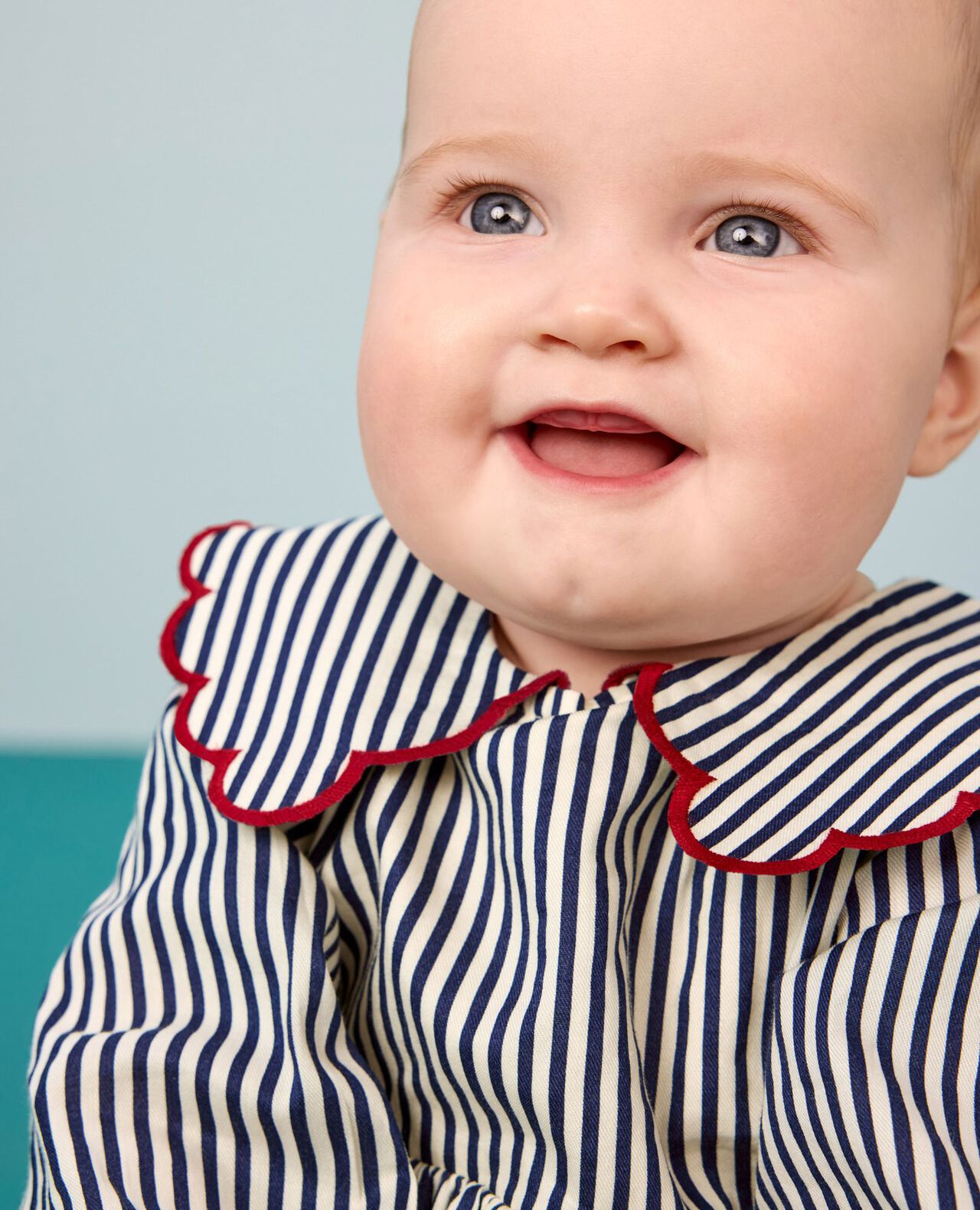 Baby Twill Dress & Bloomers Set - Image 8