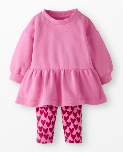 Baby French Terry Dress & Leggings Set