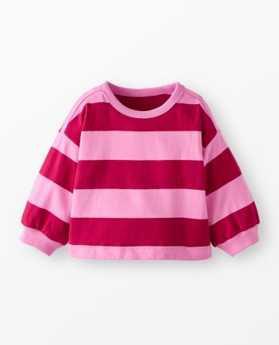Baby Oversized Long Sleeve Ringer T-Shirt