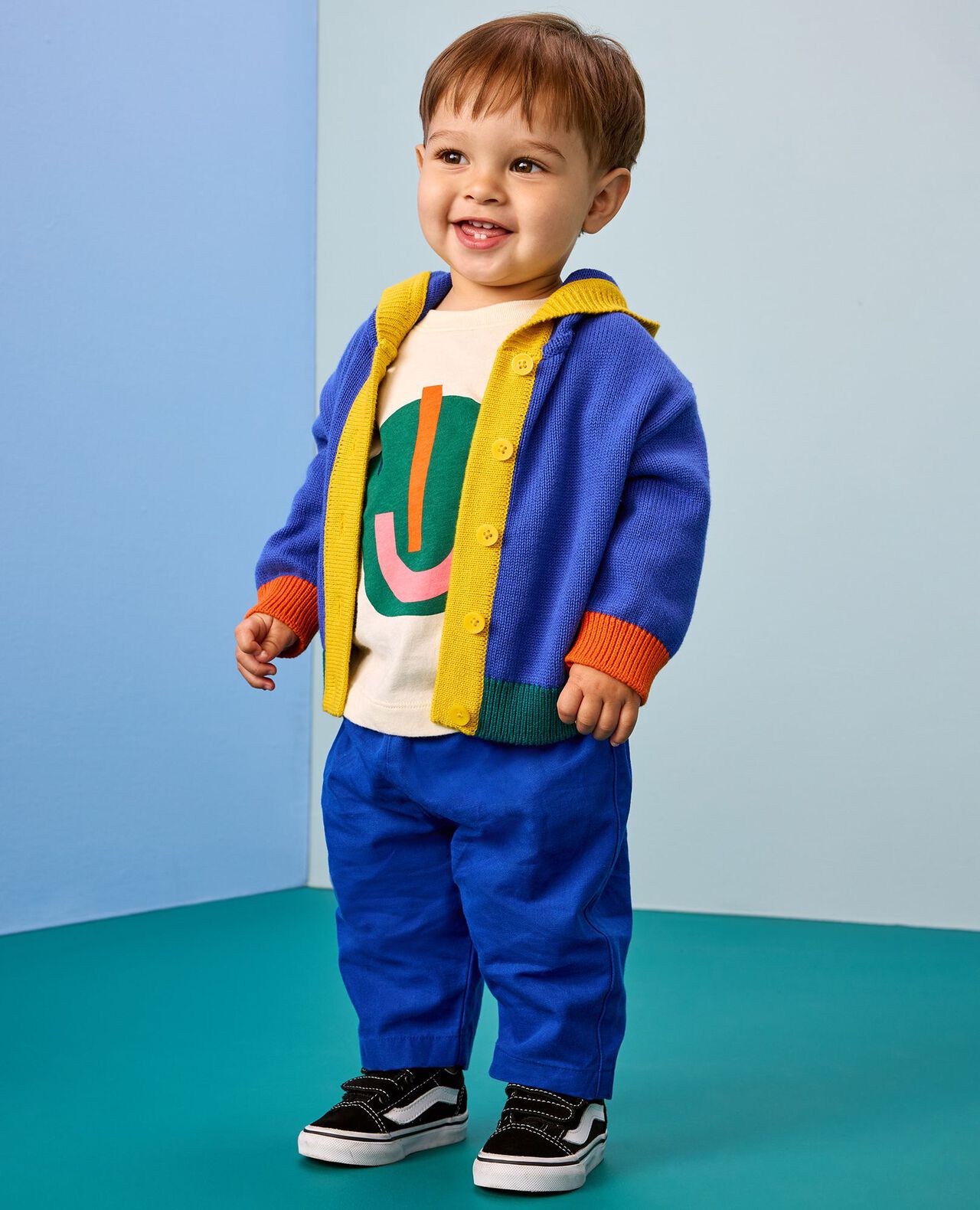 Baby Canvas Barrel Pants