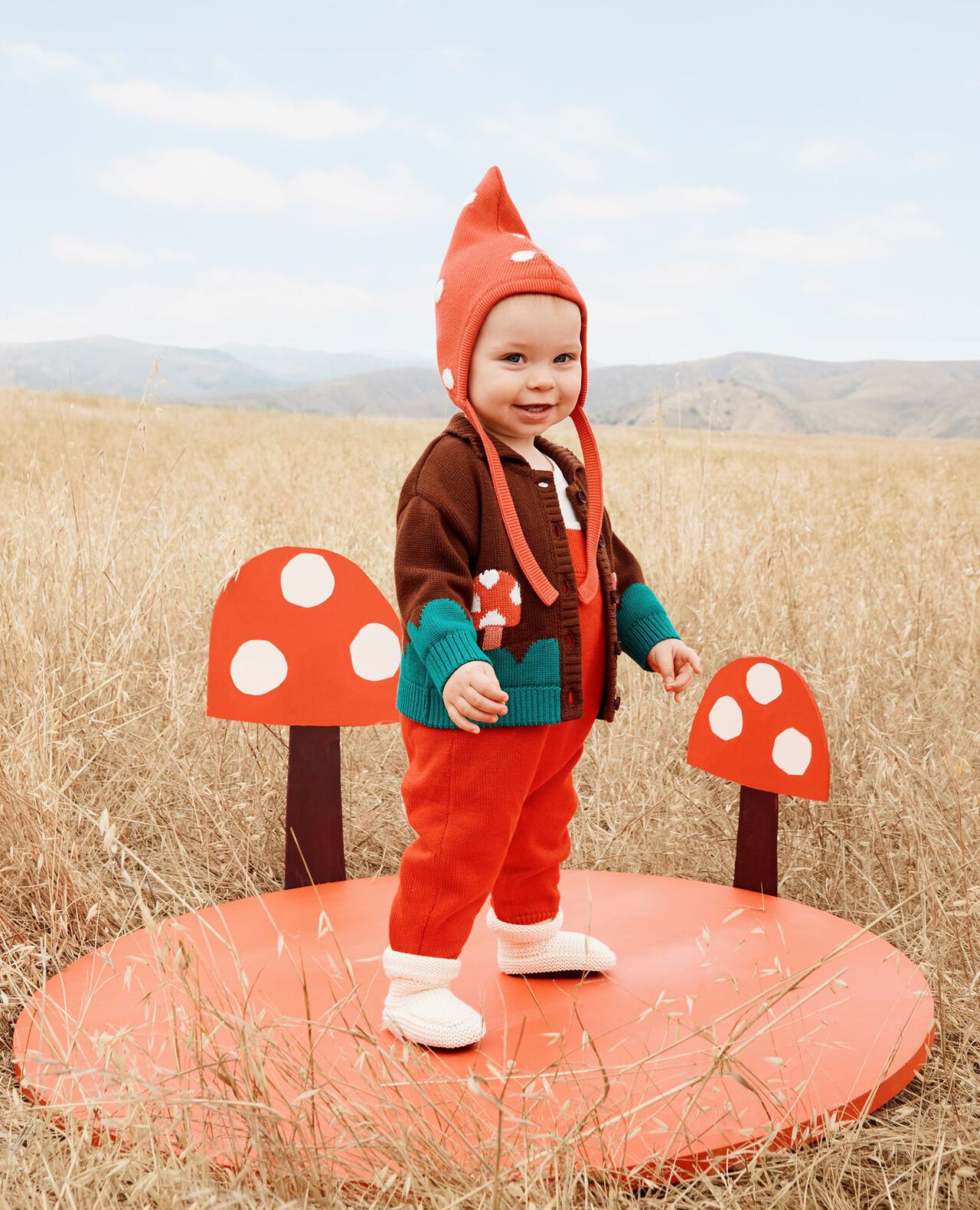Baby Sweater Knit Overalls - Image 3