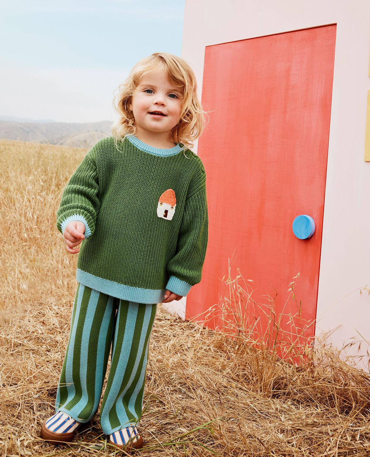 Sweater & Wide Leg Pants Set
