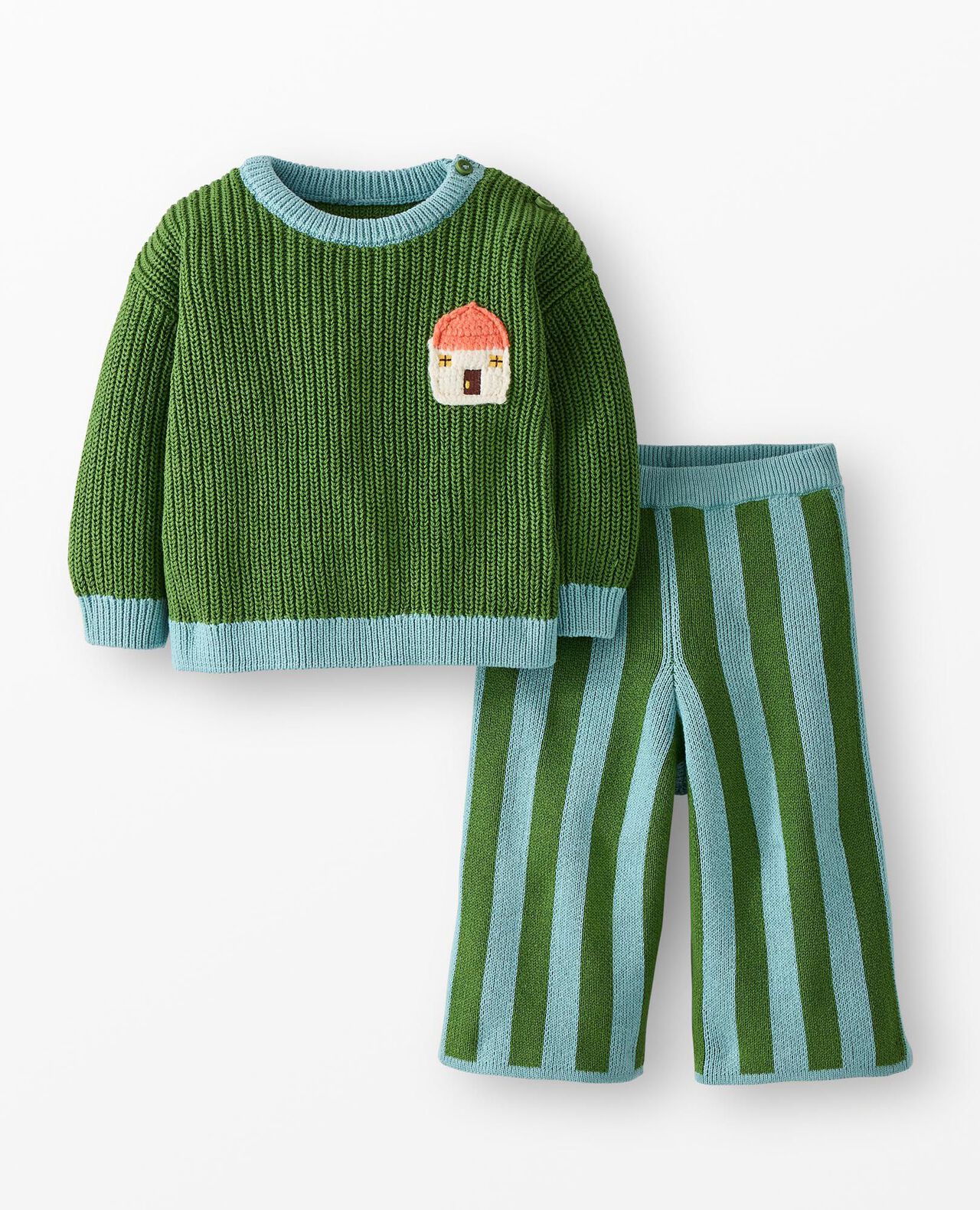 Sweater & Wide Leg Pants Set - Image 2