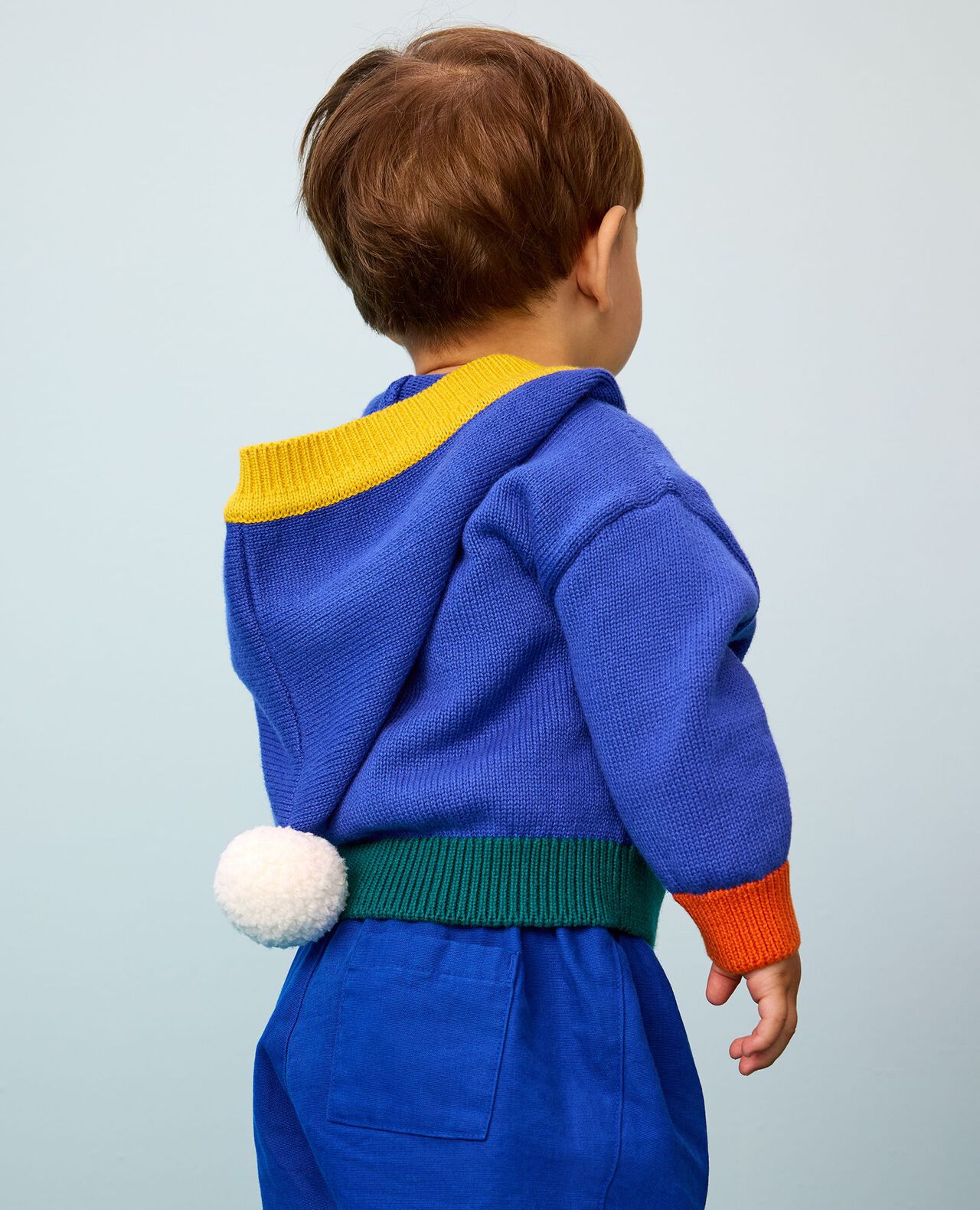 Baby Colorblock Sweater Jacket - Image 5