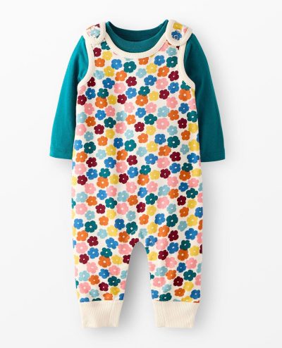 Baby French Terry Tee & Overalls Set