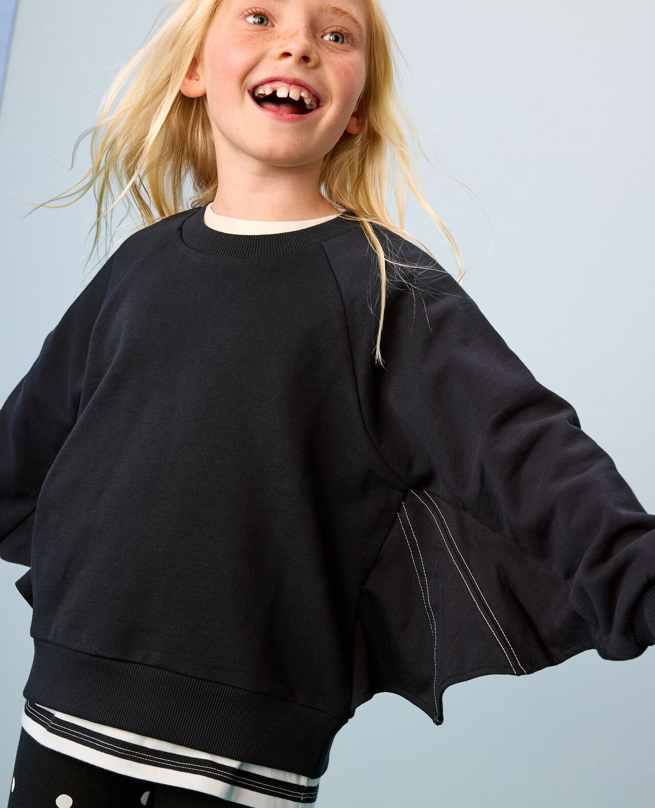 Halloween French Terry Bat Sweatshirt - Image 4