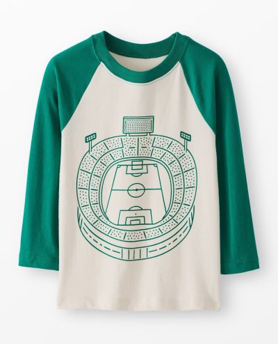 Relaxed Fit Graphic Baseball T-Shirt