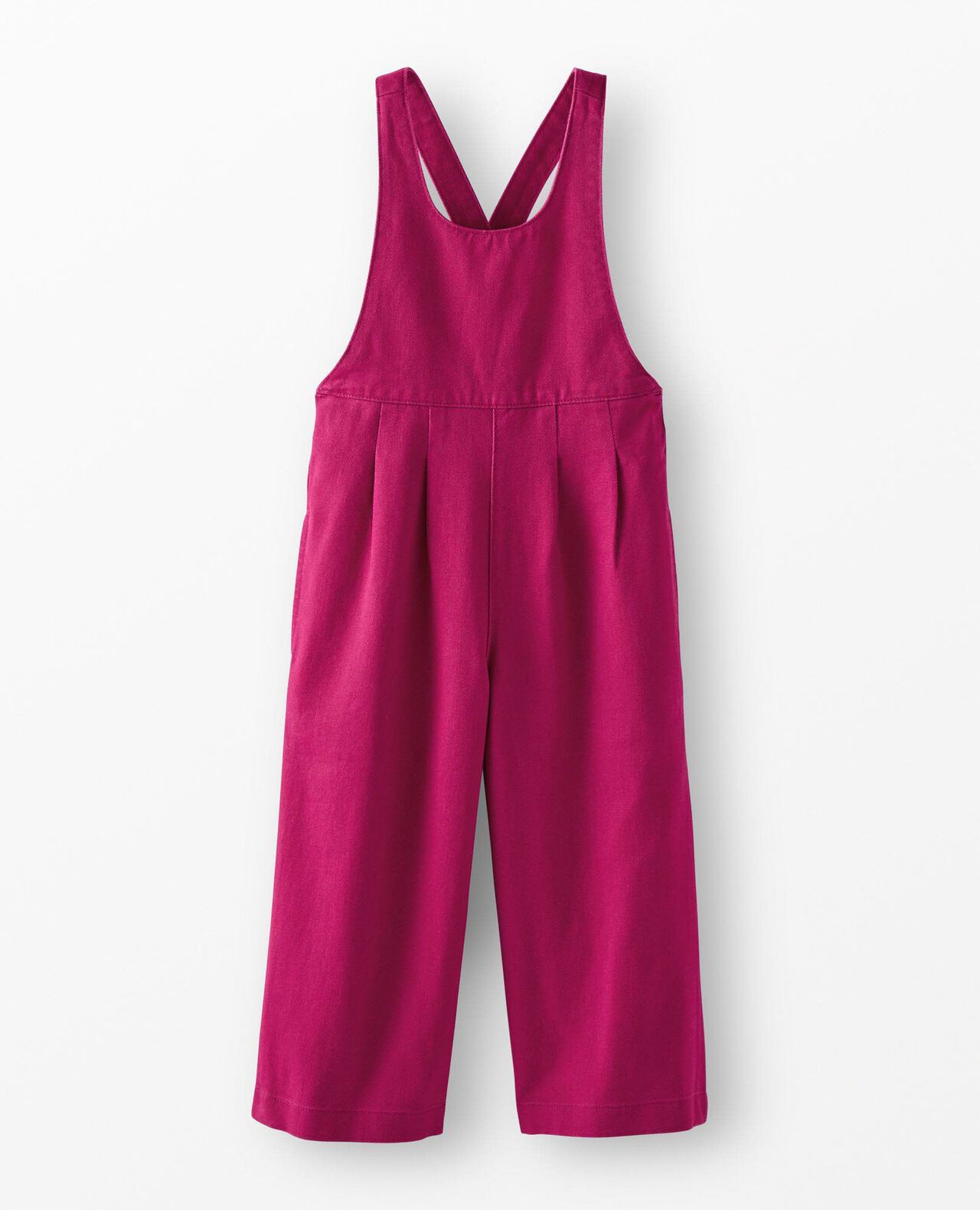 Twill Wide Leg Overalls
