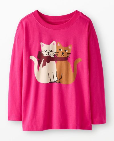 Holiday Long Sleeve Relaxed Fit Graphic T-Shirt
