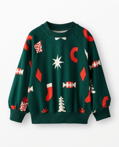 Holiday French Terry Bubble Sweatshirt
